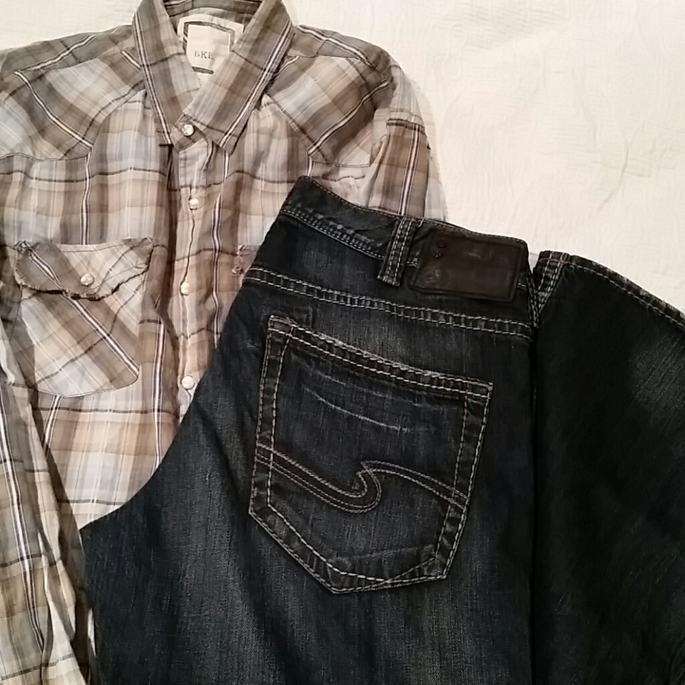 Silver men's Zac fit